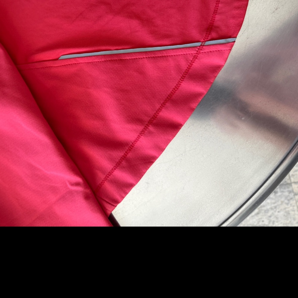 LOLE  lightweight hidden hooded duel zip vented jacket SZ Large RED - Picture 6 of 8